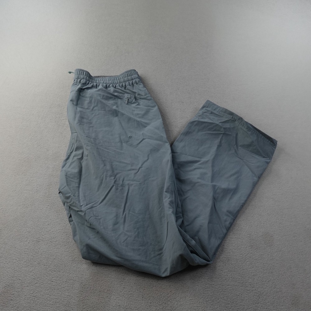 Simms Isle Pants Womens Large Blue Pull On Drawstring Stretch Hiking Fishing